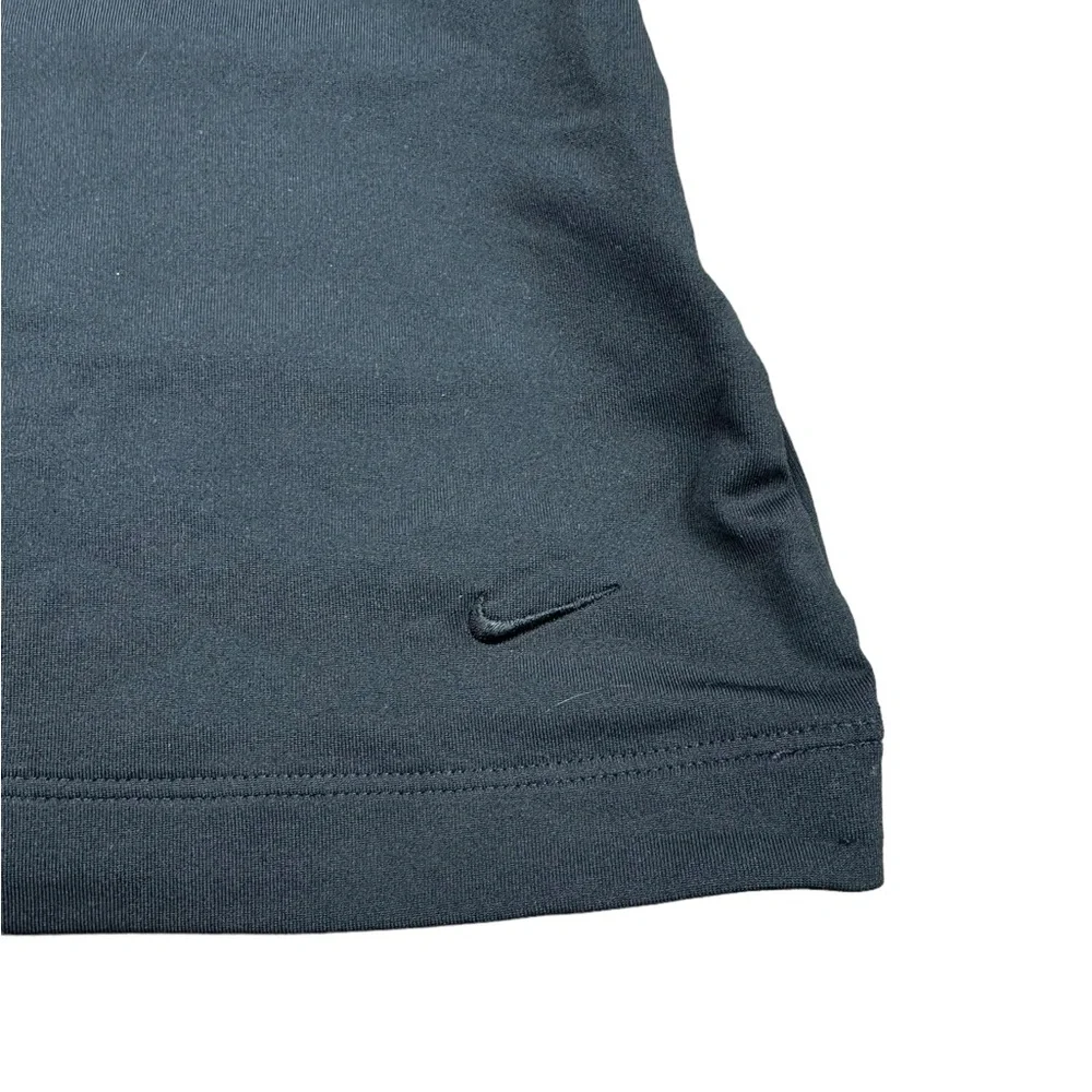NIKE: Black Sleeveless Golf Geometric Athletic Top -Size Large